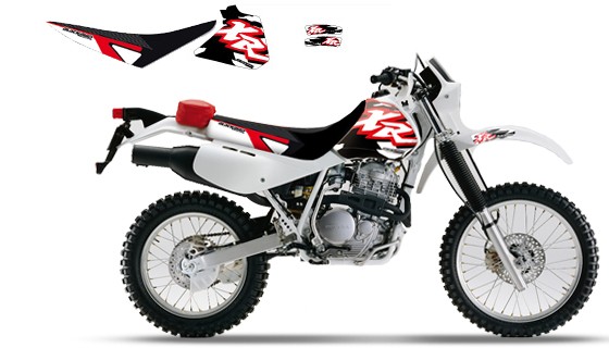 XR600 - Blackbird graphic set OEM style
