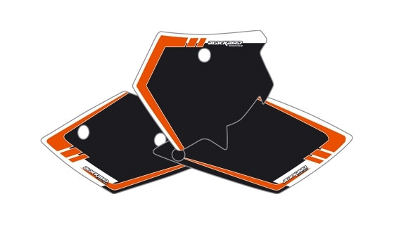 number plate stickers, SX 05-06 & EXC 05-07