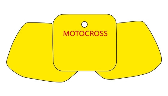 number plate stickers, CR500 91-01