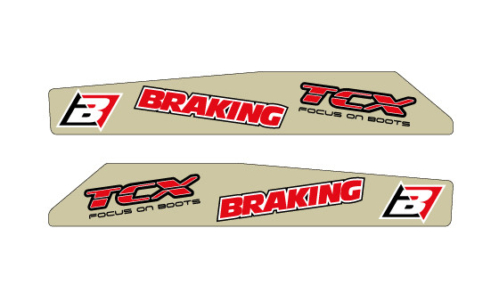 swingarm stickers, CR500 91-01