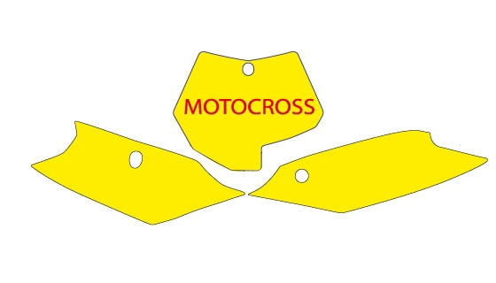 number plate stickers, SX/SXF 13-