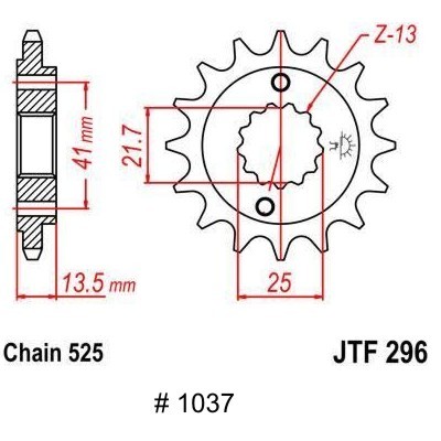 HONDA Motorritzel, für XL 650V Transalp 01-06