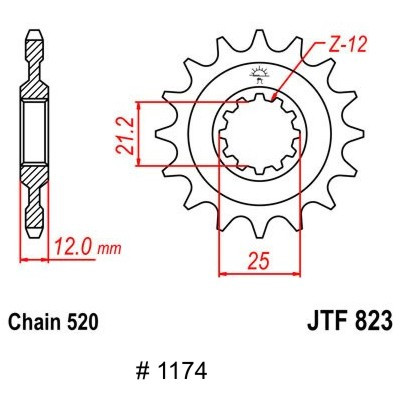 front sprocket Husaberg 91-08,