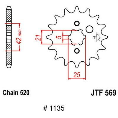 KAWASAKI Motorritzel, für KX 250 87-98