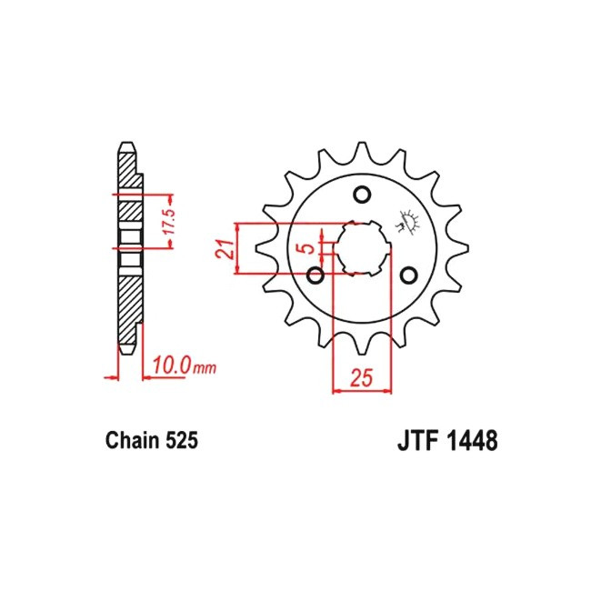 Motorritzel DR 650 96-,