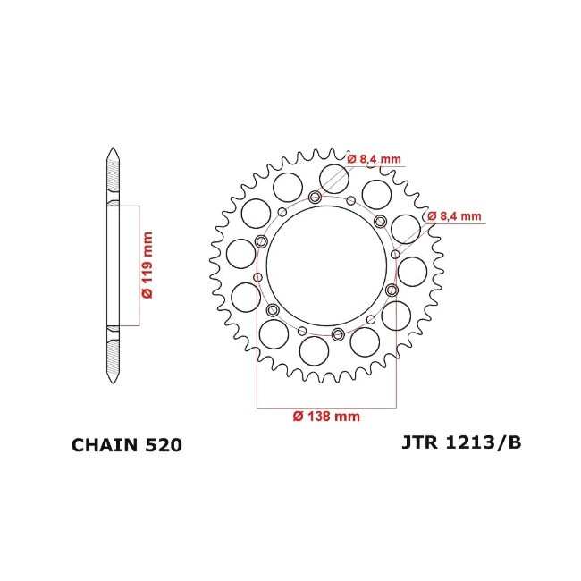 rear sprocket Husaberg 91-99,