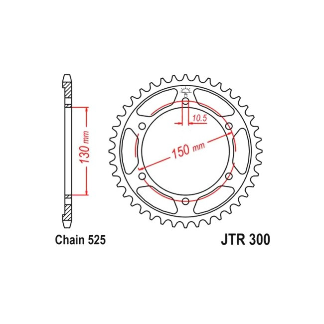 rear sprocket XL 600V/650V Transalp 87-06