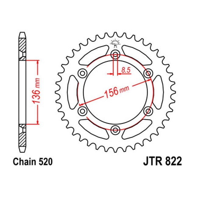 rear sprocket, DR350 90-95