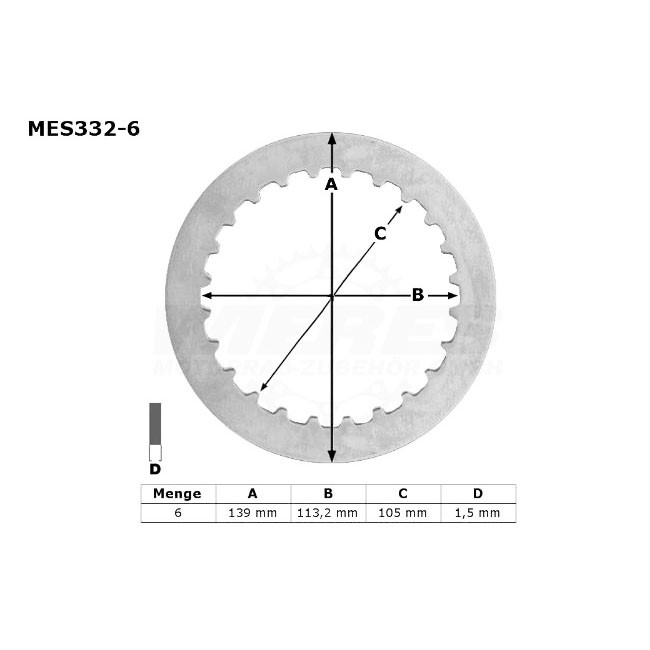 clutch friction plates, XR650R