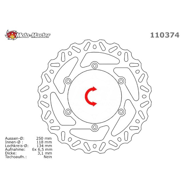 standard front brake disc, DRZ400