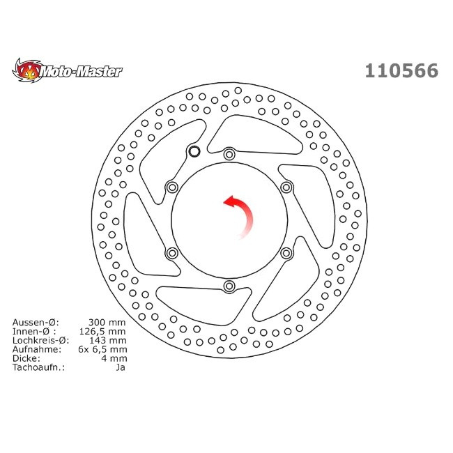 MM HALO front brake disc, KTM LC4