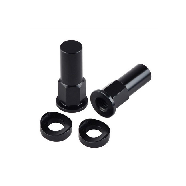 rim lock tower nut & spacer, black