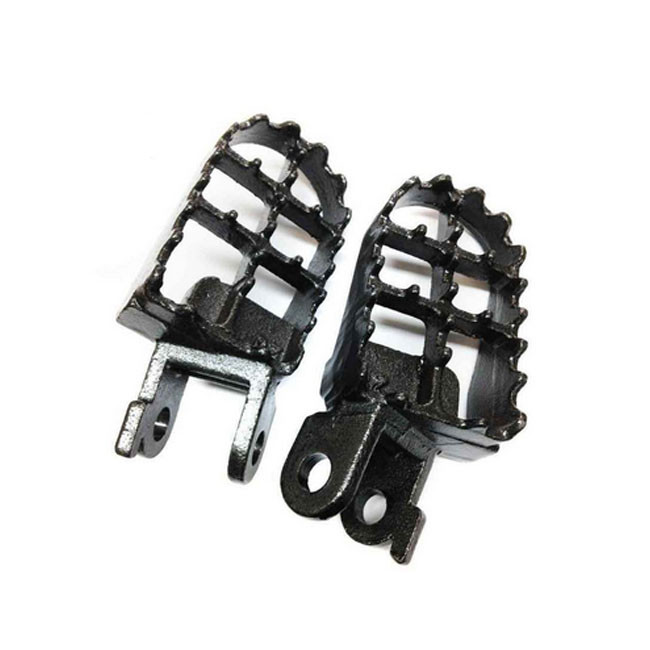 steel foot pegs, XR400