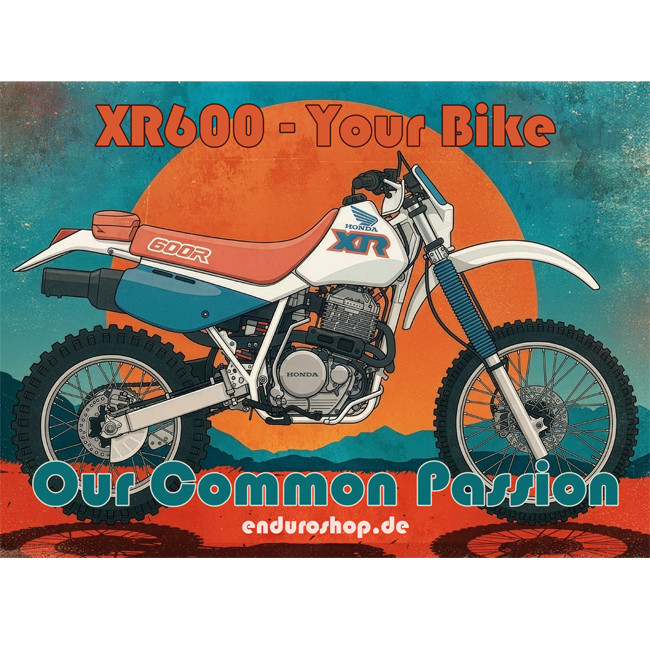 Aufkleber XR600 " Common Passion"