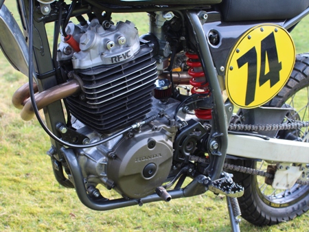 überholter Motor mit ABK Edelstahlkrümmer