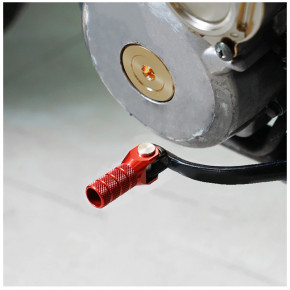 Alu-Schalthebelspitze XR600, rot elox